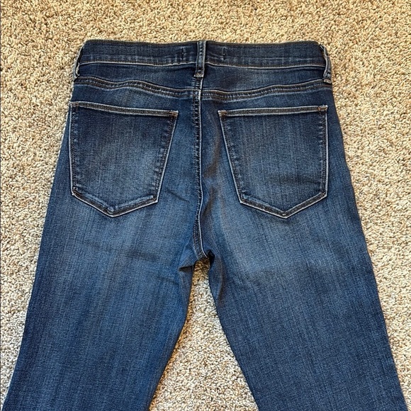 GAP Denim - Low-Rise Flare Women's Blue Jeans (short) - Picture 8 of 11